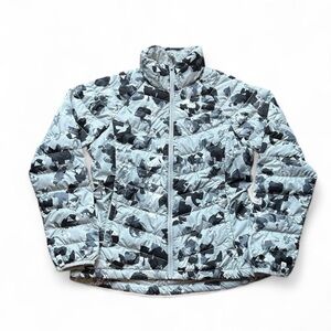 Women’s The North Face 550 puffer jacket in abstract camo